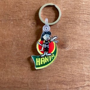 Hanta duck tape logo keychain