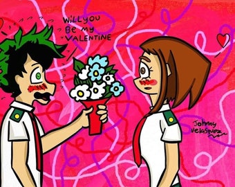 izuku ask ochako out