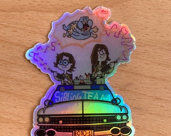Holographic sibling team