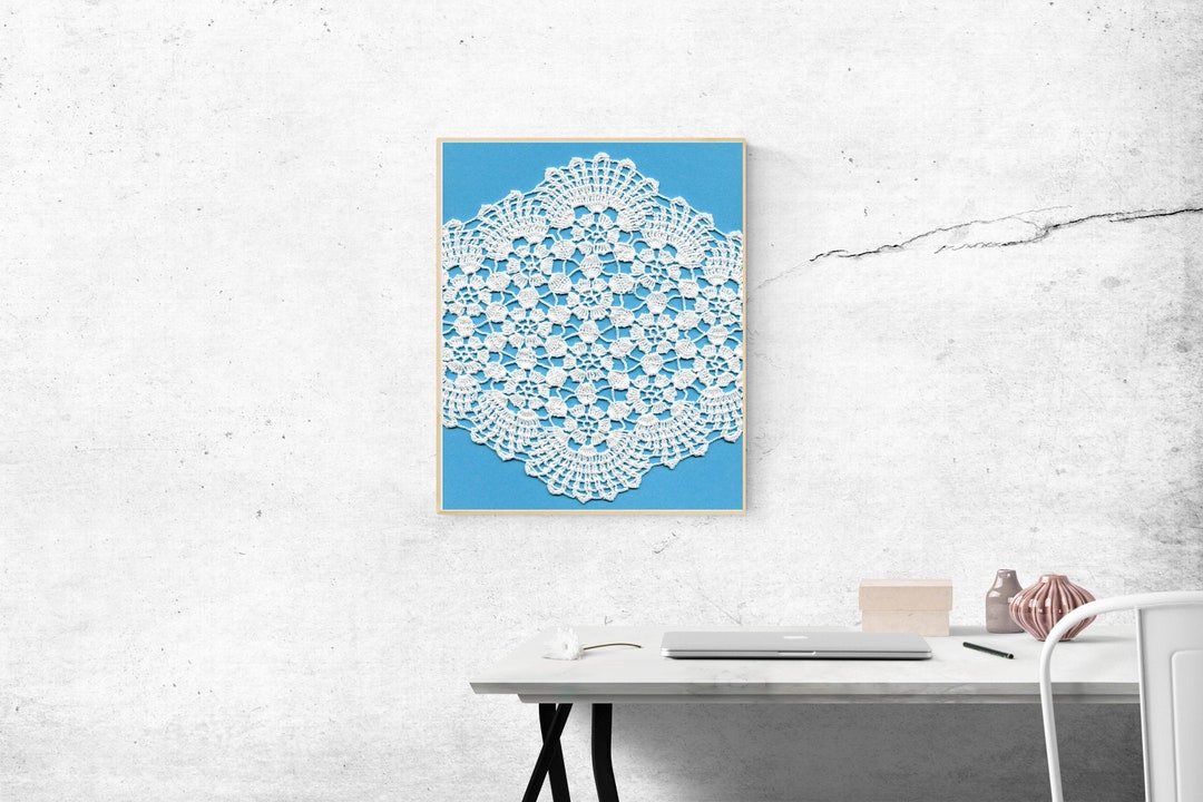Lace Wall Decor, Shabby Chic Wall Decor, Lace Wall Art, Vintage