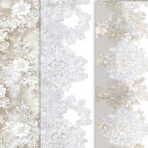 Boho Lace Paper Kit: Junk Journal & Collage Printables (PDF Download