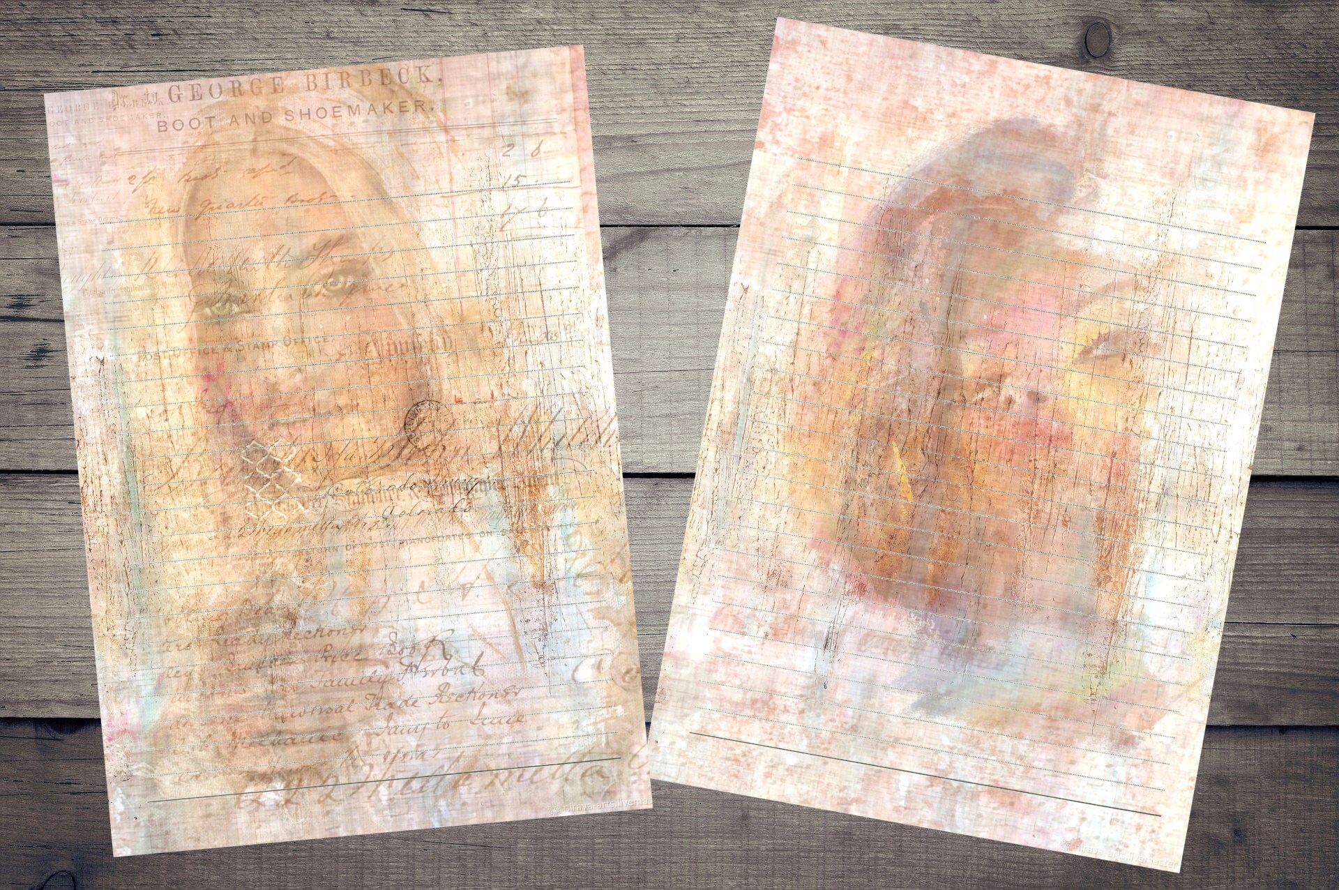 Printable Stationery Printable Junk Journal Kit Digital - Etsy