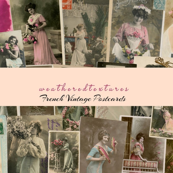 French Postcards Etsy