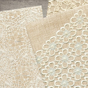 Spitzen Papier, Spitzen Papier, Digitales Papier, Printable Kit, Boho Papier Kit, Junk Journal Kit