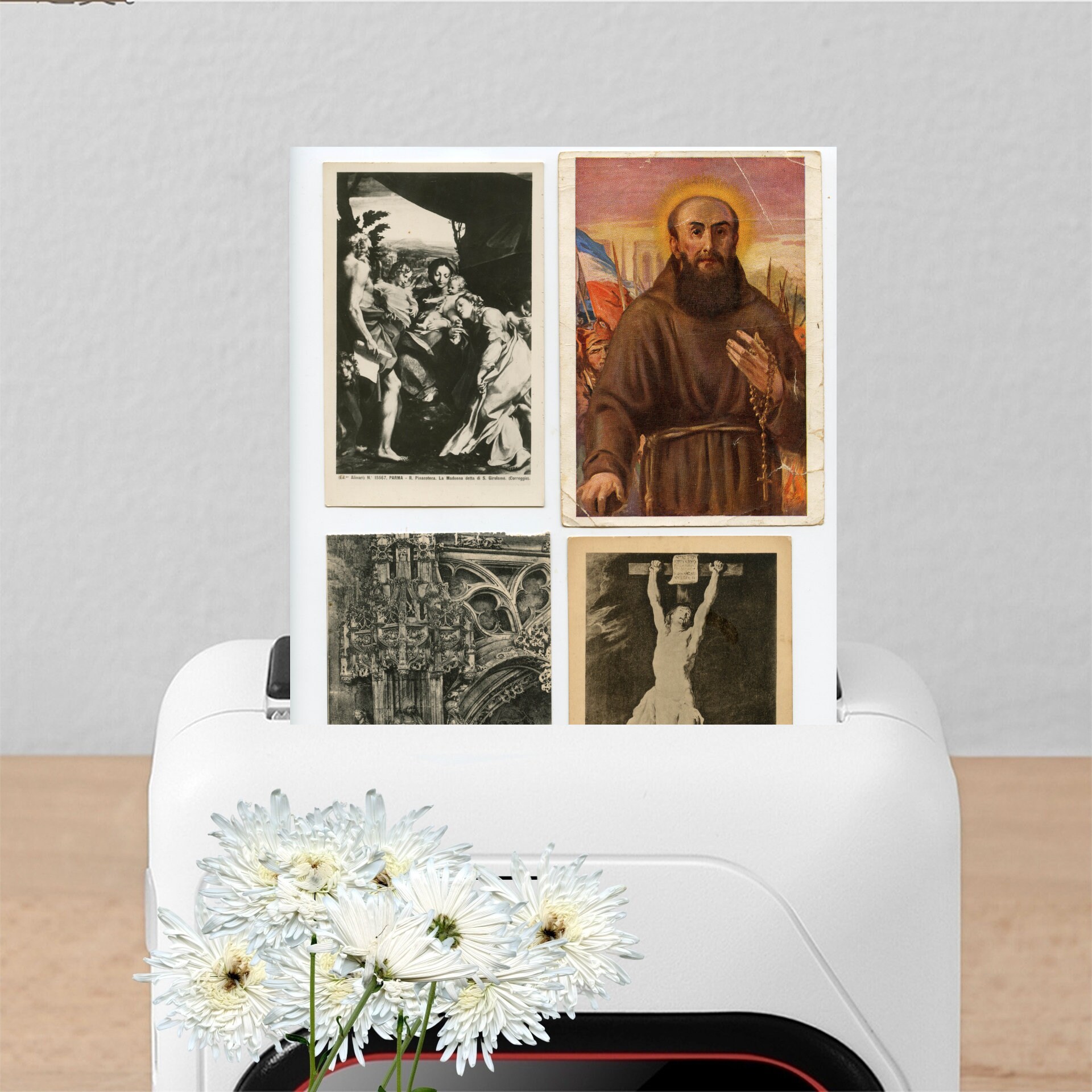 Religious Postcards Religious Ephemera Printable Digital Etsy