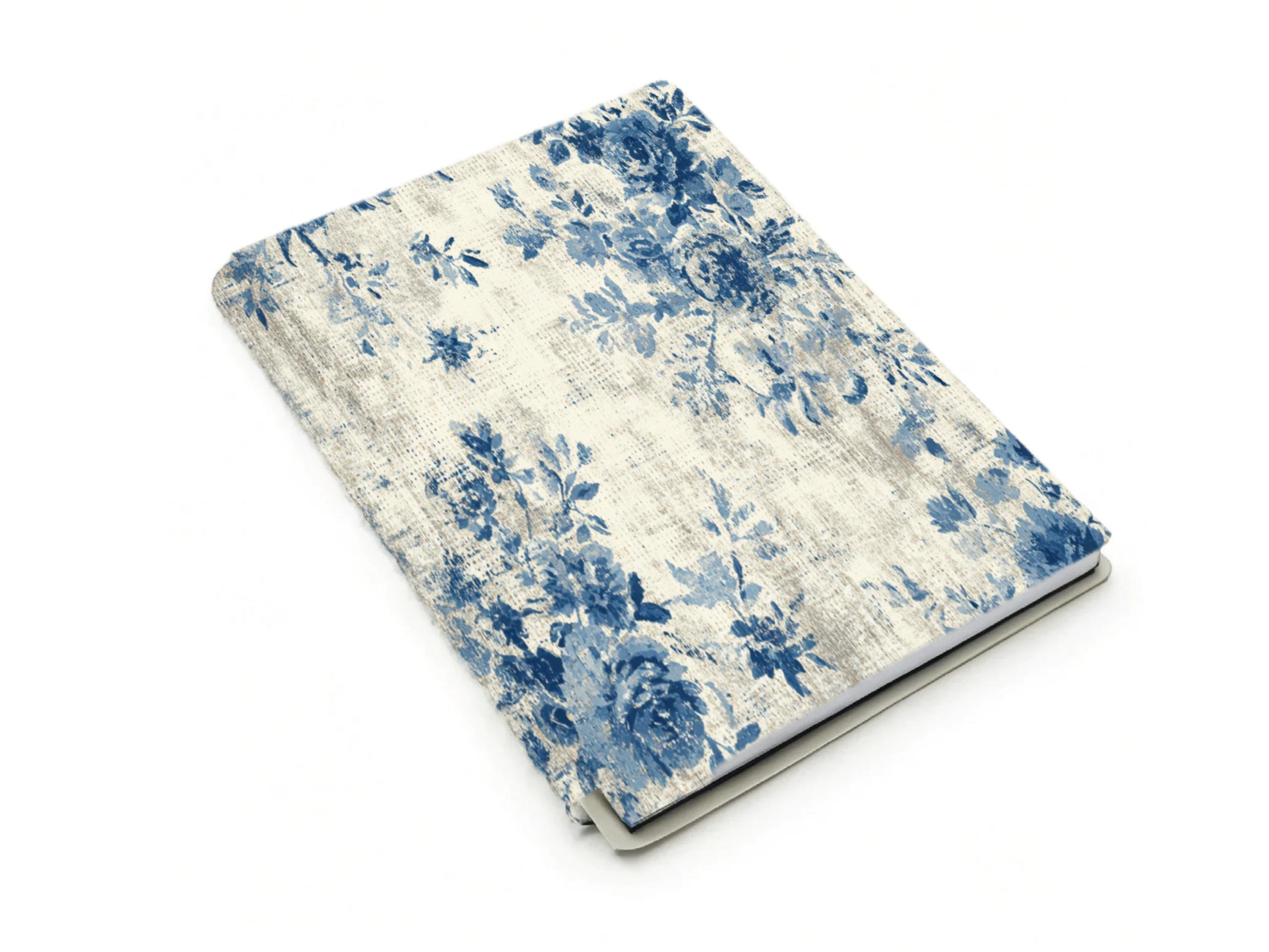 Blue Vintage Floral Junk Journal Kit, French Toile Style Printable ...