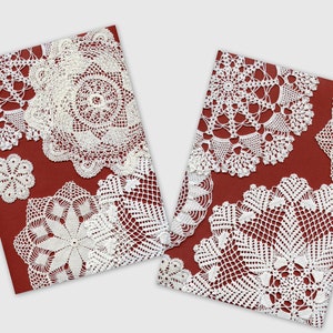 Lace Digital, Printable Kit, Printable Lace Paper, Boho Paper Kit, Junk ...