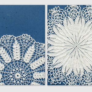 Lace Digital, Printable Kit, Printable Lace Paper, Boho Paper Kit, Junk ...