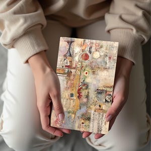 Kit imprimible de diario basura con técnica mixta: Paquete de papel de collage (descarga digital)