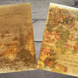 Christmas Journal Pages, Printable Christmas Pages, Digital Download ...