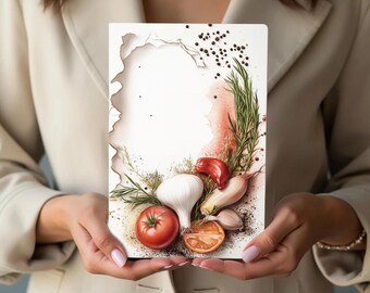 Vintage Recipe Journal Pages: 23 Printable Antique Kitchen Inserts