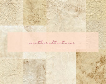 Coffee Tea Dyed Paper: 11 Junk Journal Backgrounds (Digital Download)