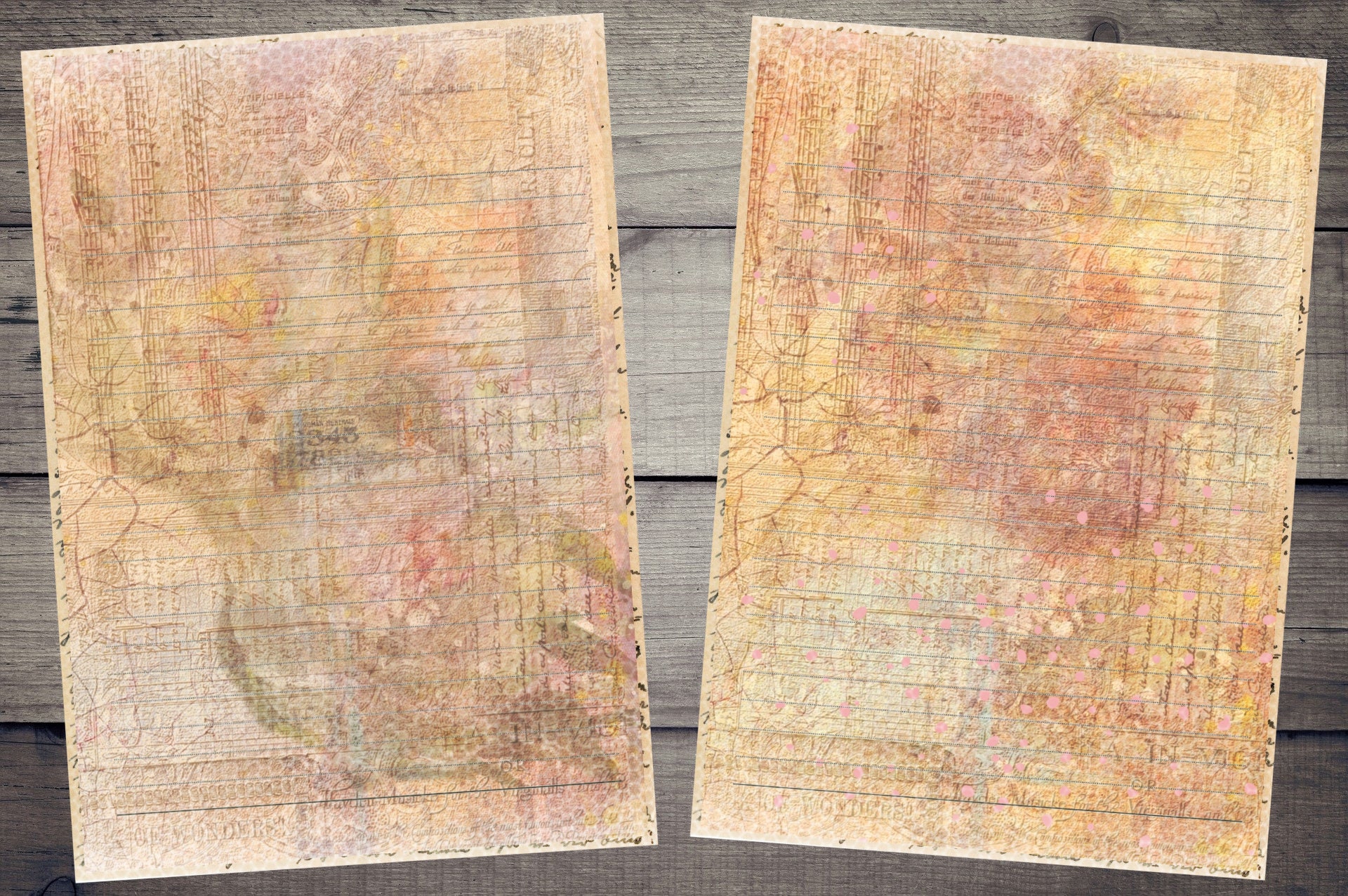 Junk Journal Printable Printable Junk Journal Kit Digital | Etsy