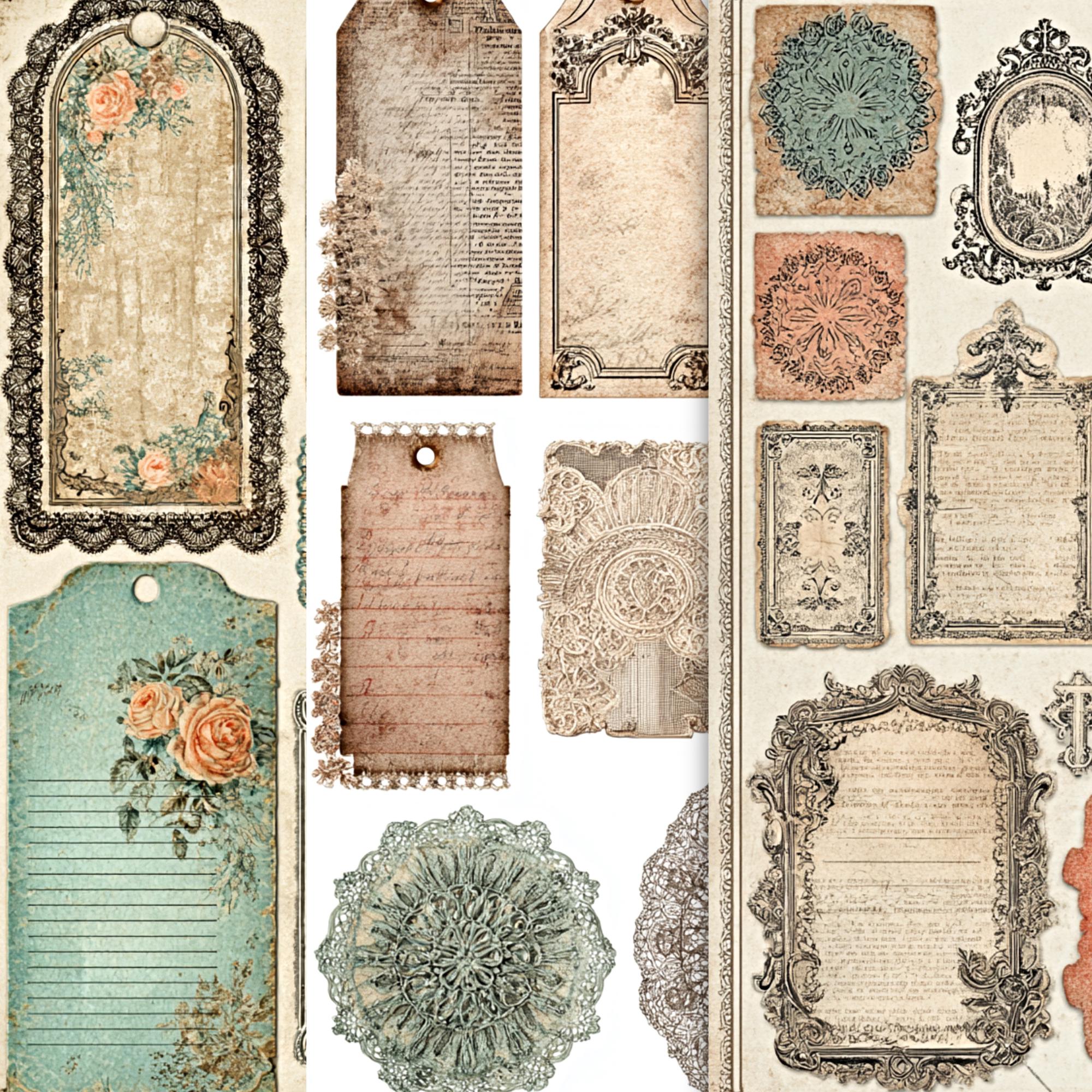 Goth Labels Vintage Gothic Labels: Printable Victorian Ephemera (PDF) - Etsy
