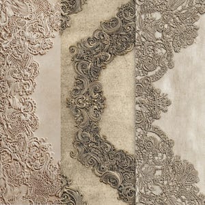 Vintage Lace Frames Digital Paper, Antique Borders, Junk Journal Kit (Digital Download)