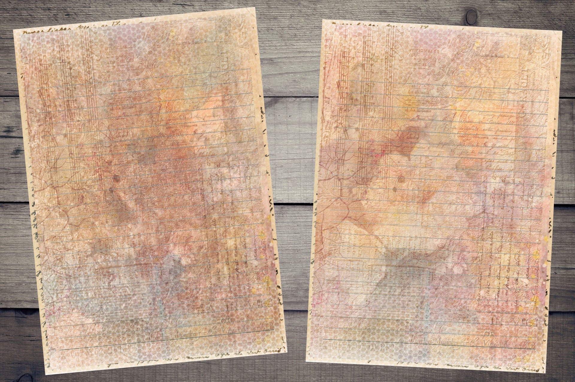 Junk Journal Printable Printable Junk Journal Kit Digital | Etsy UK