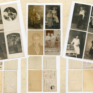 Printable Vintage Postcards, Vintage Ephemera, Digital Postcards of ...