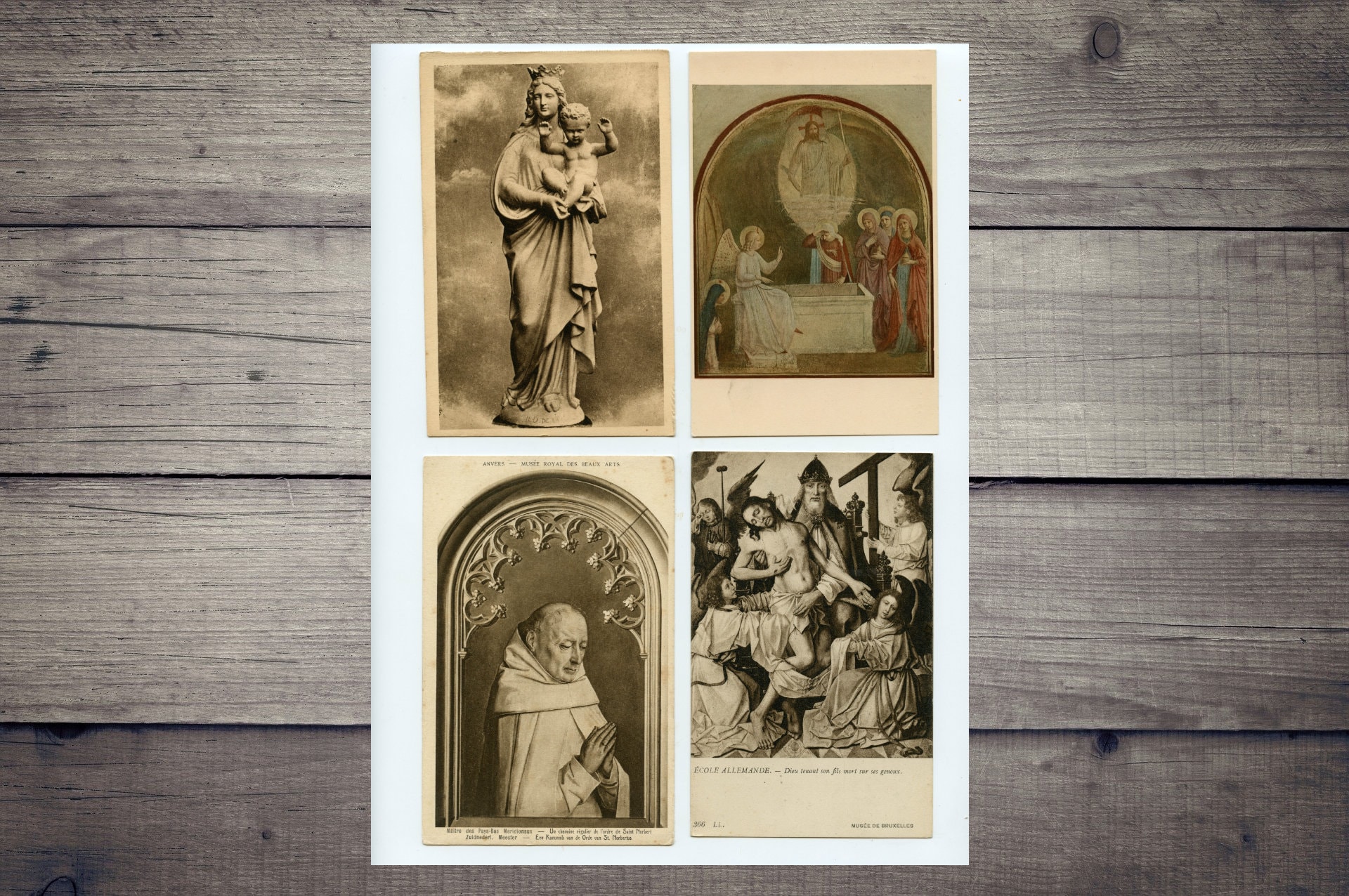 Religious Postcards Religious Ephemera Printable Digital Etsy