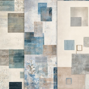 Patchwork Paper for Scrapbooking & Crafts, Decorative Collage Sheets, Vintage Style Mixed Media Art Supplies