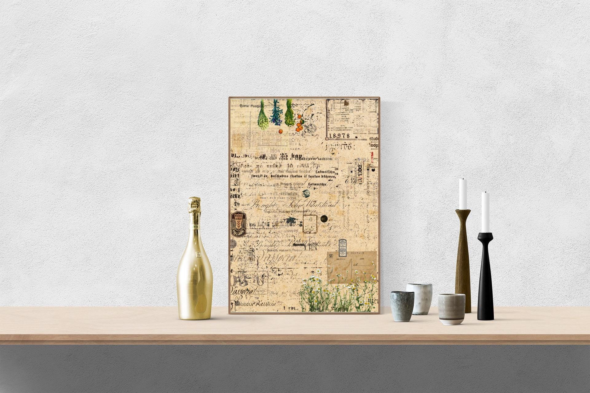 Vintage Junk Journal Kit: Antique Paper Ephemera (digital Download) - Etsy