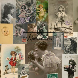 Decorazioni per la cameretta dei bambini, cartoline francesi stampabili per i più piccoli, bambini, ragazzi, ragazze, bambini, kit digitale per bambini, download immediato