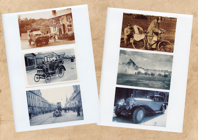 Cars Ephemera Vintage Cars Postcards Printable Digital Etsy