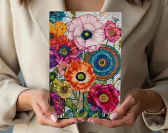 Papeles digitales de flores mandala: 20 fondos florales imprimibles para scrapbooking y uso comercial.