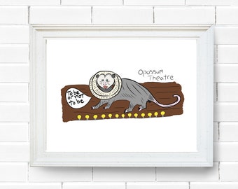 Theater Wall Art For Actor Shakespeare Wall Art Printable For Theater Wall Art With Oppossum Actor