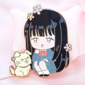 Sawako & Pedro Chibi Enamel Pin