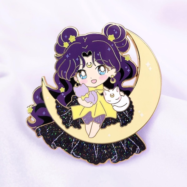Human Luna Chibi Enamel Pin