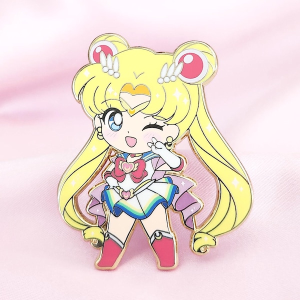Super Moon Chibi Enamel Pin