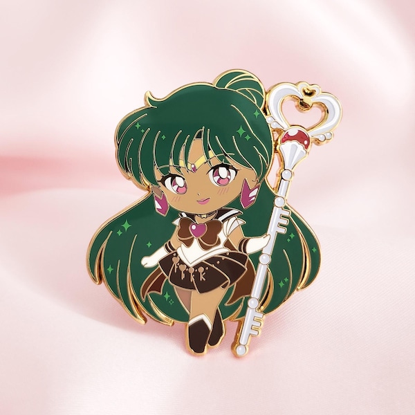 Pluto Chibi Enamel Pin