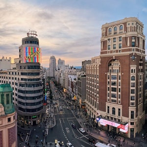 Gran Vía, Madrid. Spain. España