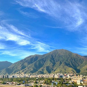 Stampa su tela e carta fotografica: Avila e Caracas. Venezuela