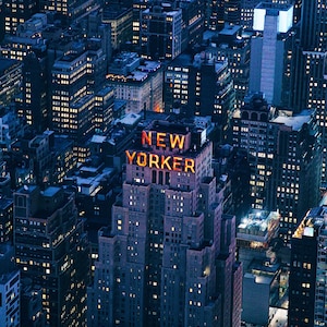 New Yorker from Edge (Hudson Yards), NYC. New York City