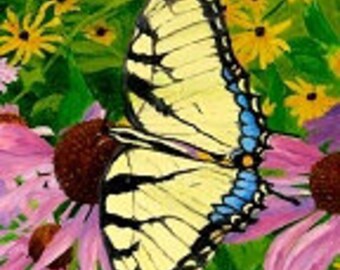 Tiger swallowtail butterfly print