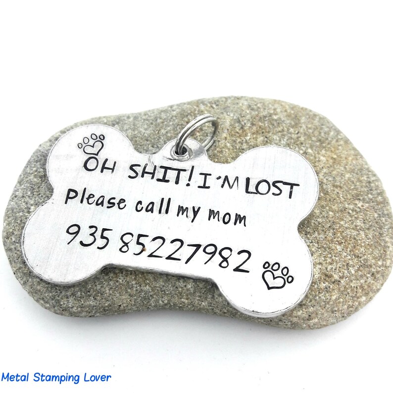 Personalized Dog Tag Collar Name Tag Dog ID Tag Custom Dog Etsy
