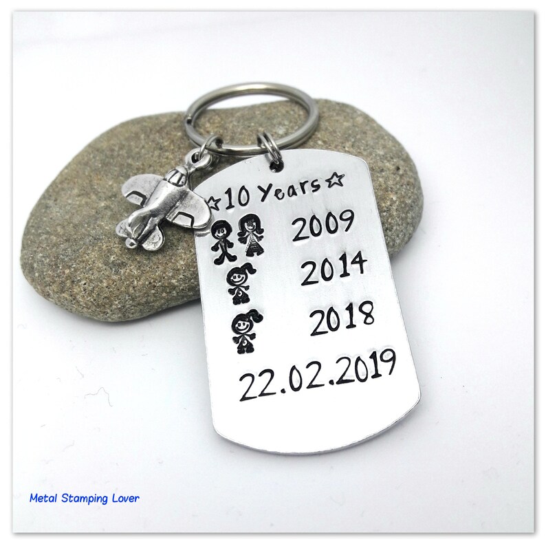 To My WIFE I Love You Keyring Ladies Gift Valentines Present - Foto 4