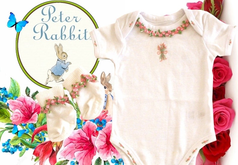 pima cotton shower gift newborn pictures Personalized Baby gift Baby Bodysuit embordiered sleeper Baby girl coming home outfit