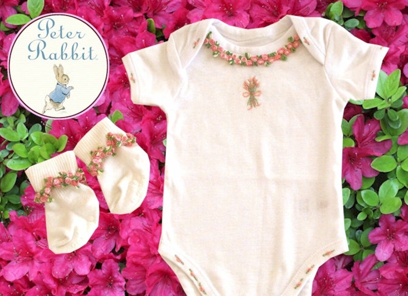 pima cotton shower gift newborn pictures Personalized Baby gift Baby Bodysuit embordiered sleeper Baby girl coming home outfit