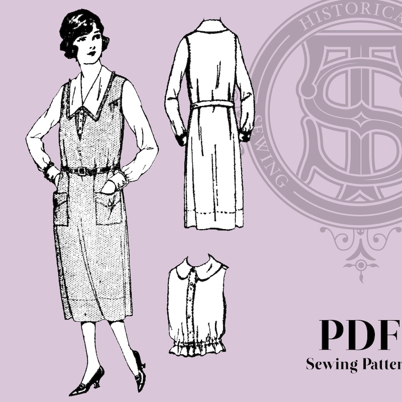 1920s Dress Pattern Etsy