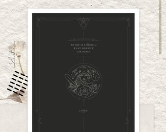 Art Print // "Listen" // Archival Giclée