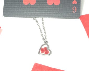 Tiny Heart charm Necklace|Jackson Wang Magic Man 2 Tour Concert Confetti|Jacky|Memory Piece