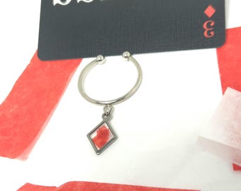 Jackson Wang Diamond Charm Adjustable Ring|Magic Man 2|Concert Confetti|Stainless steel