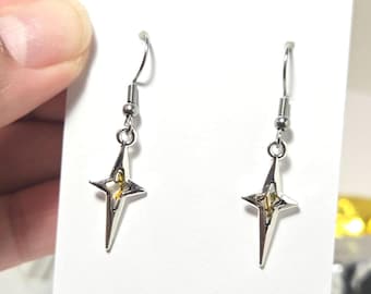 ATZ long star Dangle Earring| concert confetti|Memory Piece