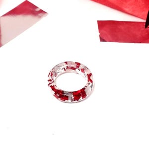 Band Ring|Stray Kids ENCORE Concert Confetti|Stays|Resin Jewelry|Sizes 5-10|Maniac World Tour