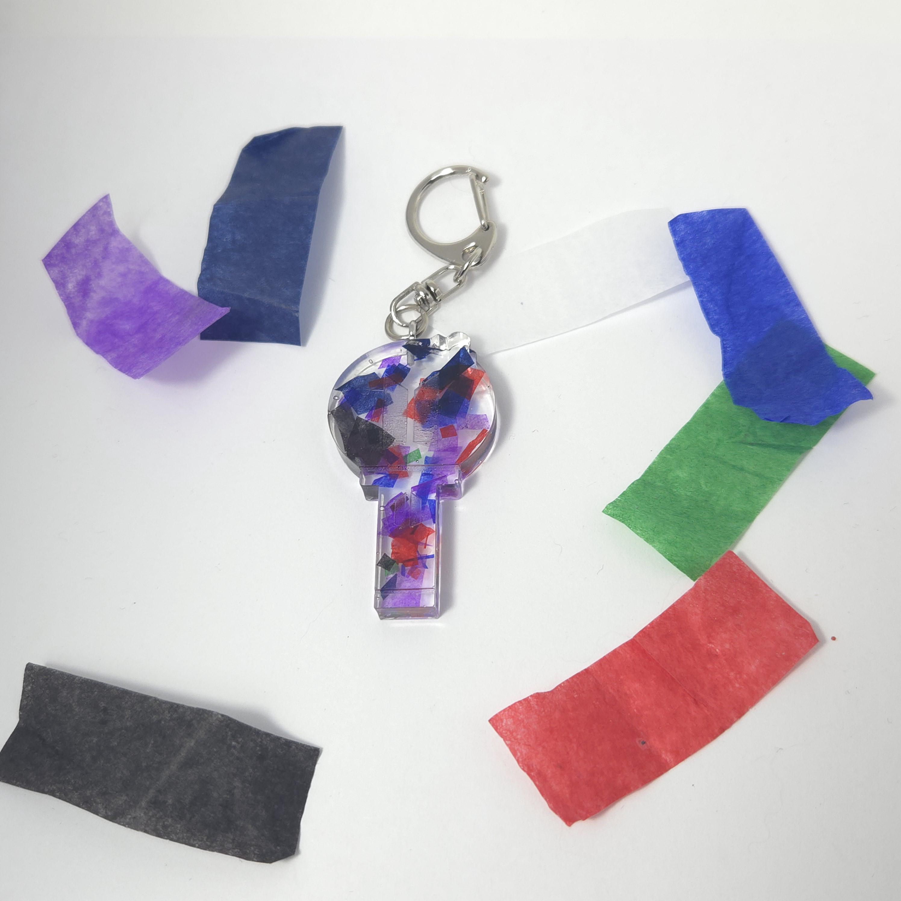 New Army Bomb Keychain|arir@ng|concert Confetti|resin - Etsy