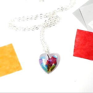 ENHYPEN Heart Necklace|Manifesto Tour|Engene|Resin Jewelry