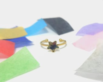 Taylor S Star Adjustable Ring|Stainless steel