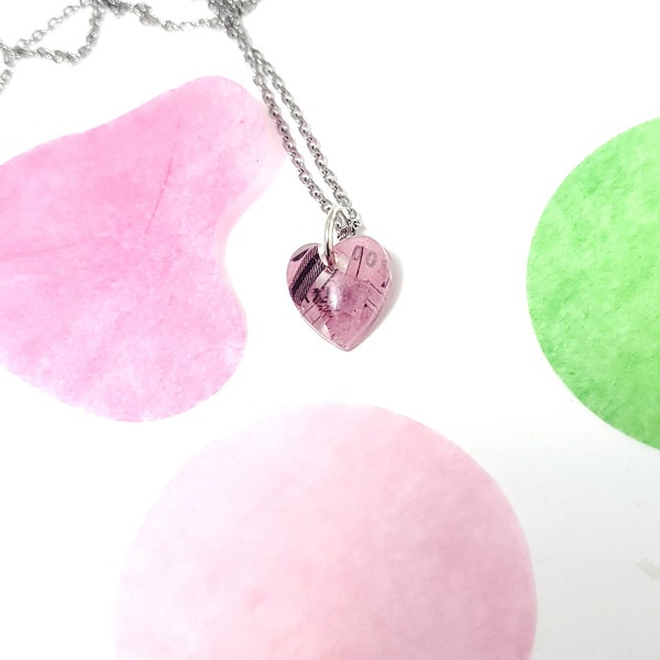 Heart Dollar Necklace|Loser=Lover Dollar Concert confetti|Lovesick world tour |TXT||Moa|Resin Jewelry